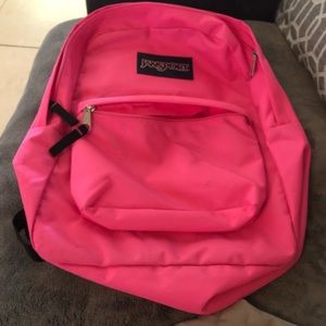Hot Pink Jansport Backpack